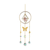 Maxbell Geometric Clear Crystal Suncatcher Prisms Garden Window Decor Ornaments