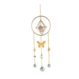 Maxbell Geometric Clear Crystal Suncatcher Prisms Garden Window Decor Ornaments