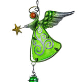 Maxbell  Crystal Suncatcher Rainbow Maker Angel Garden Window Pendant Car Patio Gifts green