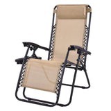 Fabric Cloth for Zero Gravity Chair Folding Sling Chair Beige