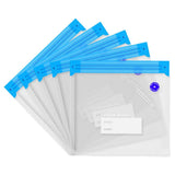 Maxbell 5Pieces Reusable Vacuum Food Storage Bags Packaging Food Vacuum Sealer Bag L