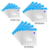 Maxbell 5Pieces Reusable Vacuum Food Storage Bags Packaging Food Vacuum Sealer Bag L
