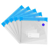 Maxbell 5Pieces Reusable Vacuum Food Storage Bags Packaging Food Vacuum Sealer Bag L