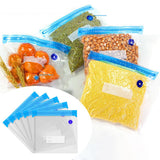 Maxbell 5Pieces Reusable Vacuum Food Storage Bags Packaging Food Vacuum Sealer Bag L