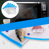 Maxbell 5Pieces Reusable Vacuum Food Storage Bags Packaging Food Vacuum Sealer Bag L