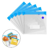Maxbell 5Pieces Reusable Vacuum Food Storage Bags Packaging Food Vacuum Sealer Bag L