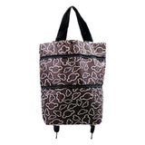 Maxbell Shopping Cart Trolley Rolling Storage With Wheels Bag Tidy Grocery Bags