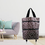 Maxbell Shopping Cart Trolley Rolling Storage With Wheels Bag Tidy Grocery Bags