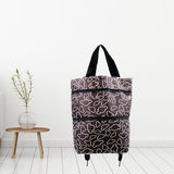 Maxbell Shopping Cart Trolley Rolling Storage With Wheels Bag Tidy Grocery Bags