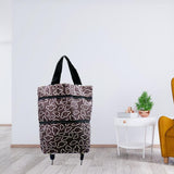 Maxbell Shopping Cart Trolley Rolling Storage With Wheels Bag Tidy Grocery Bags