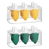 Maxbell Ice Cream Mold Silicone Cream Ice Cream Mold Cake Mold Yellow White