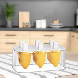 Maxbell Ice Cream Mold Silicone Cream Ice Cream Mold Cake Mold Yellow White
