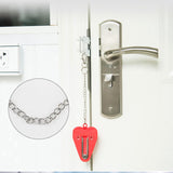 Maxbell Anti-theft Security Portable Door Lock for Safety Personal No Drill Room black