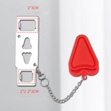 Maxbell Anti-theft Security Portable Door Lock for Safety Personal No Drill Room black
