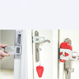 Maxbell Anti-theft Security Portable Door Lock for Safety Personal No Drill Room black