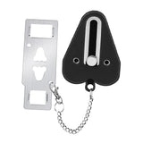 Maxbell Anti-theft Security Portable Door Lock for Safety Personal No Drill Room black