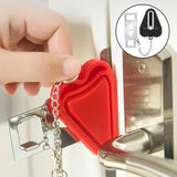 Maxbell Anti-theft Security Portable Door Lock for Safety Personal No Drill Room black