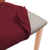 Dining Room Chairs Covers Dining Chair Seat Covers Removable Wine Red