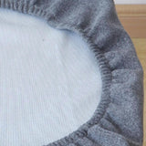 Dressing Stool Slipcover Cover Washable Dustproof Bar Seat Cover Gray B