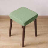 Dressing Stool Slipcover Cover Washable Dustproof Bar Seat Cover Green A