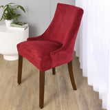 Stretch Wingback Chair Cover Slipcover Reusable Arm Chair Cover Wine Red