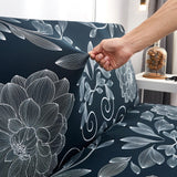 Stretch Sofa Slipcover Fitted Polyester Spandex Washable Armless Sofa Cover A