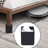 Furniture Risers Bed Riser Chair Leg Lifts Couch Lifter Square 6x5cm Black