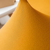 Elastic Shell Chair Cover Solid Color Banquet Home Soft Polyester Slipcover yellow