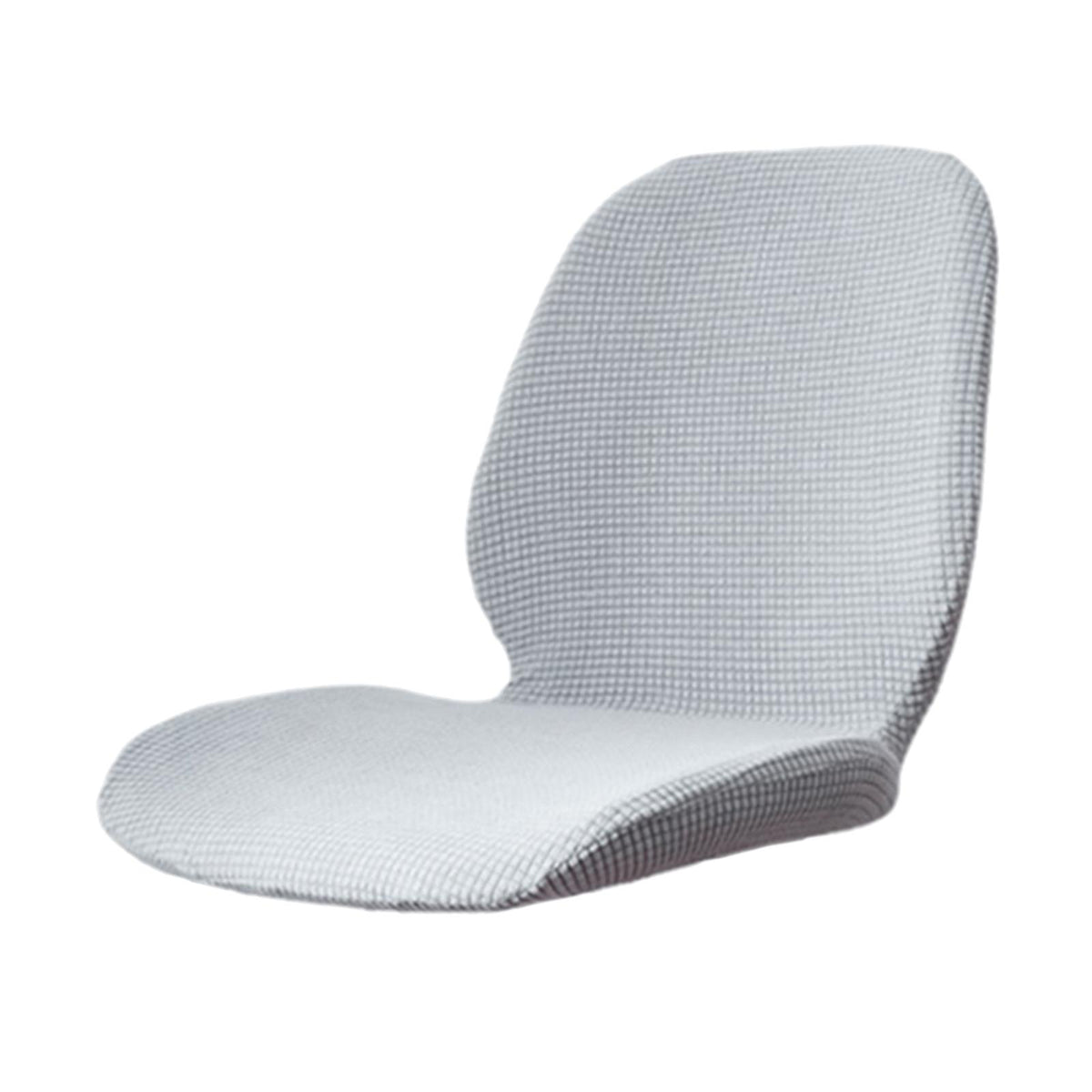 Maxbell Curved Dining Chair Cover Conferences Celebrations Home Hotel Slipcover gray