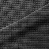 2pcs Sofa Armrest Cover Jacquard Elastic Slipcover Furniture Protector black