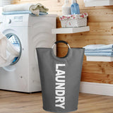 Maxbell Large Laundry Basket 115L Waterproof Laundry Bin for Bedroom Closet College dark gray