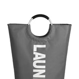 Maxbell Large Laundry Basket 115L Waterproof Laundry Bin for Bedroom Closet College dark gray