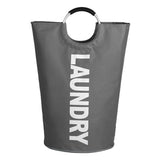 Maxbell Large Laundry Basket 115L Waterproof Laundry Bin for Bedroom Closet College dark gray