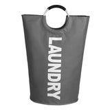 Maxbell Large Laundry Basket 115L Waterproof Laundry Bin for Bedroom Closet College dark gray