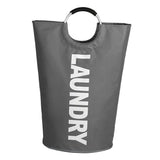 Maxbell Large Laundry Basket 115L Waterproof Laundry Bin for Bedroom Closet College dark gray