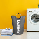 Maxbell Large Laundry Basket 115L Waterproof Laundry Bin for Bedroom Closet College dark gray