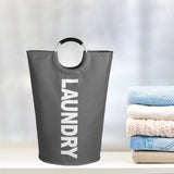 Maxbell Large Laundry Basket 115L Waterproof Laundry Bin for Bedroom Closet College dark gray