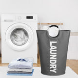 Maxbell Large Laundry Basket 115L Waterproof Laundry Bin for Bedroom Closet College dark gray