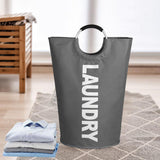 Maxbell Large Laundry Basket 115L Waterproof Laundry Bin for Bedroom Closet College dark gray