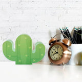 Maxbell Acrylic Pen Holder Brush Holder School Stationer Pencil Pot for Students Cactus