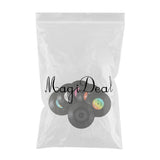 Maxbell Retro Vinyl Coaster Cup Mat Record Pad Insulation Non Slip Drink Holder Set of 6