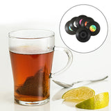 Maxbell Retro Vinyl Coaster Cup Mat Record Pad Insulation Non Slip Drink Holder Set of 6