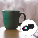 Maxbell Retro Vinyl Coaster Cup Mat Record Pad Insulation Non Slip Drink Holder Set of 2