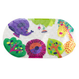 Maxbell Large Bath Mat Non-Slip 27x15 inch with Suction Cups for for Toddler Baby zoo