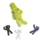 Maxbell Creative Silicone Wine Bottle Stopper Party Wine Glass Marker People