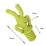Maxbell Creative Silicone Wine Bottle Stopper Party Wine Glass Marker People