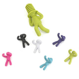 Maxbell Creative Silicone Wine Bottle Stopper Party Wine Glass Marker People