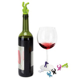 Maxbell Creative Silicone Wine Bottle Stopper Party Wine Glass Marker People