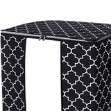 Maxbell Clothes Storage Bag Quilt Bedding Zipper Organizer Black 63x45x36cm A