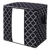 Maxbell Clothes Storage Bag Quilt Bedding Zipper Organizer Black 63x45x36cm A